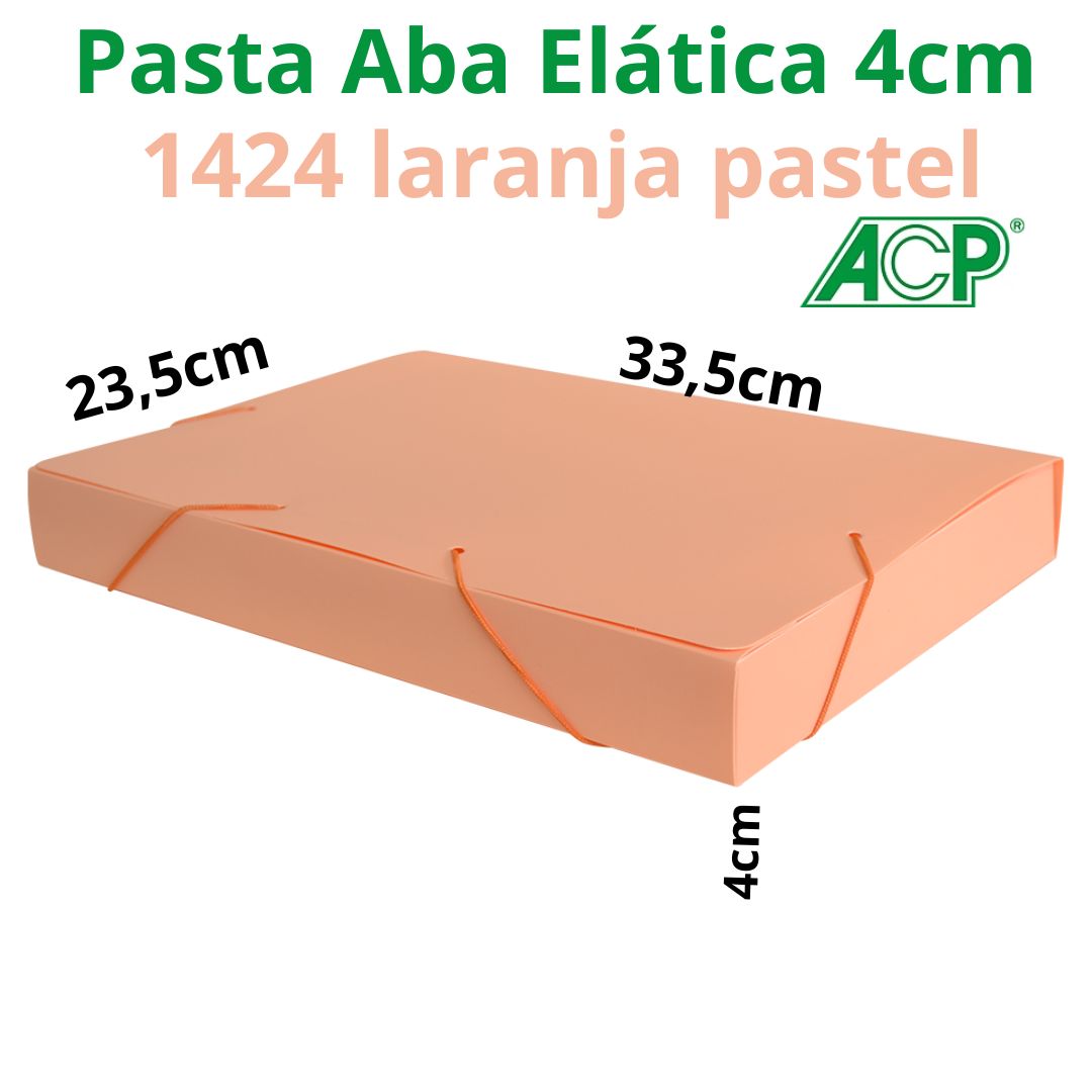 PASTA ABA ELÁSTICA ACP 4CM PASTEL 1424.LA