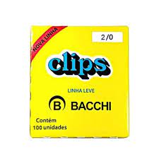 CLIPS N.00(2/0) C/100 GALVANIZADO BACCHI LV