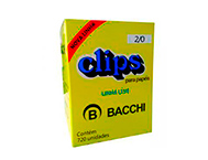 CLIPS N.00(2/0) C/720 GALVANIZADO BACCHI LINHA LEV