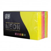 BLOCO ADESIVO 75X125 NEON COLORIDO YES C/6