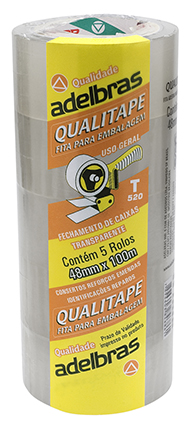 FITA QUALITAPE TP EMPACOTAMENTO 48MMX100M PCT.C/4