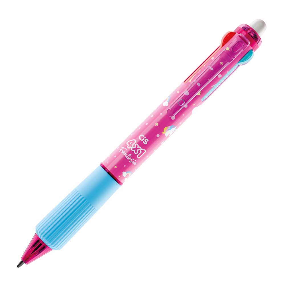CANETA APAGAVEL FANTASIA 4X1 RAINBOW 0,7 CIS CX.C6