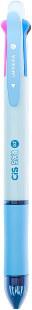 CANETA LAPISEIRA CIS 5X1 CX C/6 AZ PASTEL
