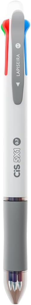 CANETA LAPISEIRA CIS 5X1 CX C/6 BRANCA