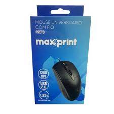 MOUSE OPTICO USB UNIVERSITARIO MAX PRINT PT