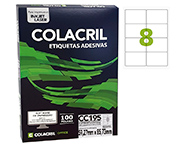 ETIQUETA ADESIVA COLACRIL CC195 100F 59,27X85,73 C