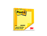 BLOCO ADESIVO 76X76 3M POST-IT 100FLS AM