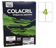 ETIQUETA ADESIVA COLACRIL CA4389 100F 98,0X139,0 A