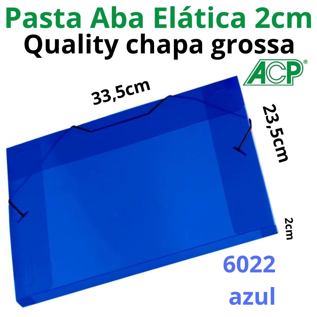 PASTA ABA ELÁSTICA ACP QUALITY 2CM 6022.AZ