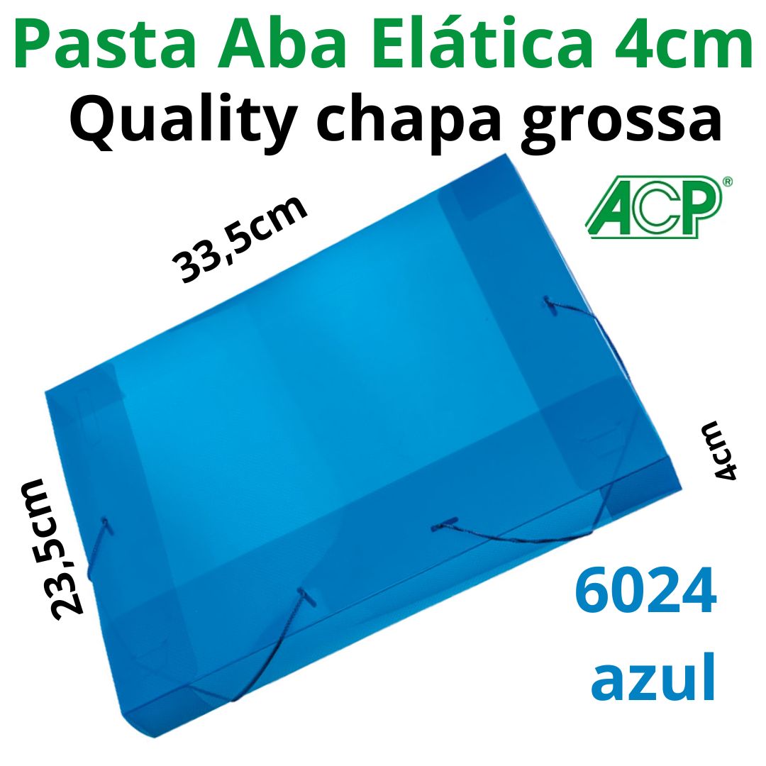 PASTA ABA ELÁSTICA ACP QUALITY 4CM 6024.AZ