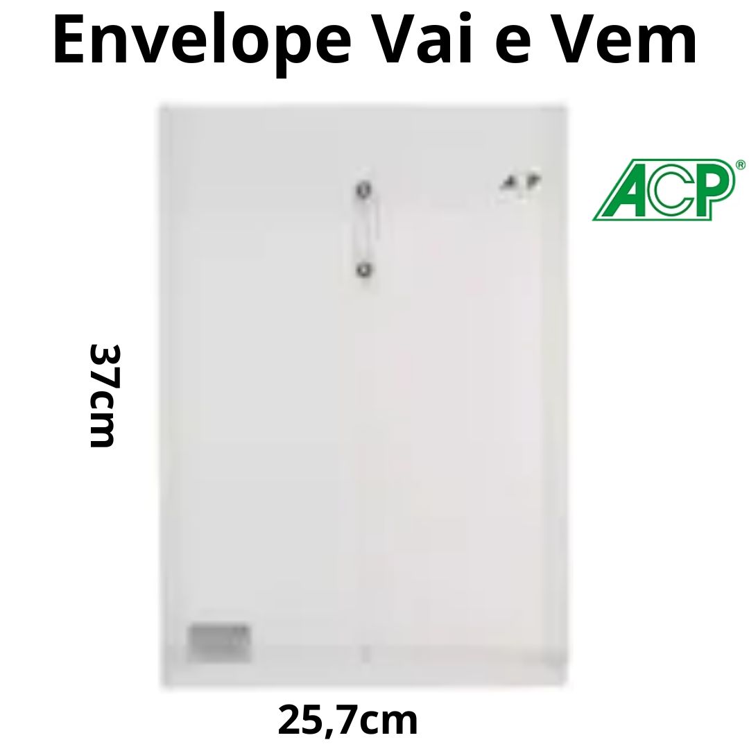 PASTA ENVELOPE COM CORDÃO VERTICAL ACP 1061.CR