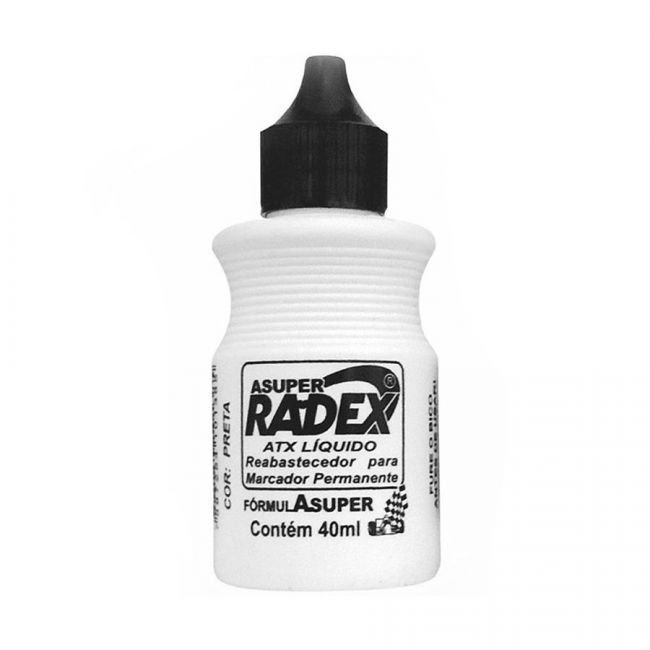 TINTA REABASTECEDORA 40ML RADEX ATX CX.C/12 PT