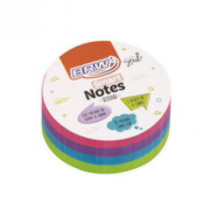 BLOCO SMART NOTES REDONDO COLORIDO SOUL 45X45 200F