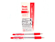 CANETA ESFERO RETRÁTIL 1,0 PENTEL C/12 VM BK420-B