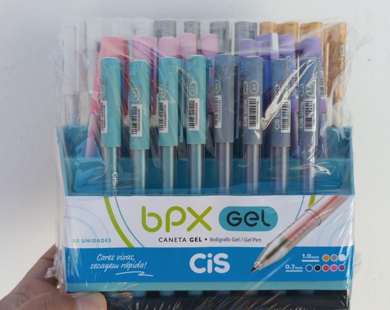 CANETA BPX GEL 0,7 CIS DISPLAY C/30