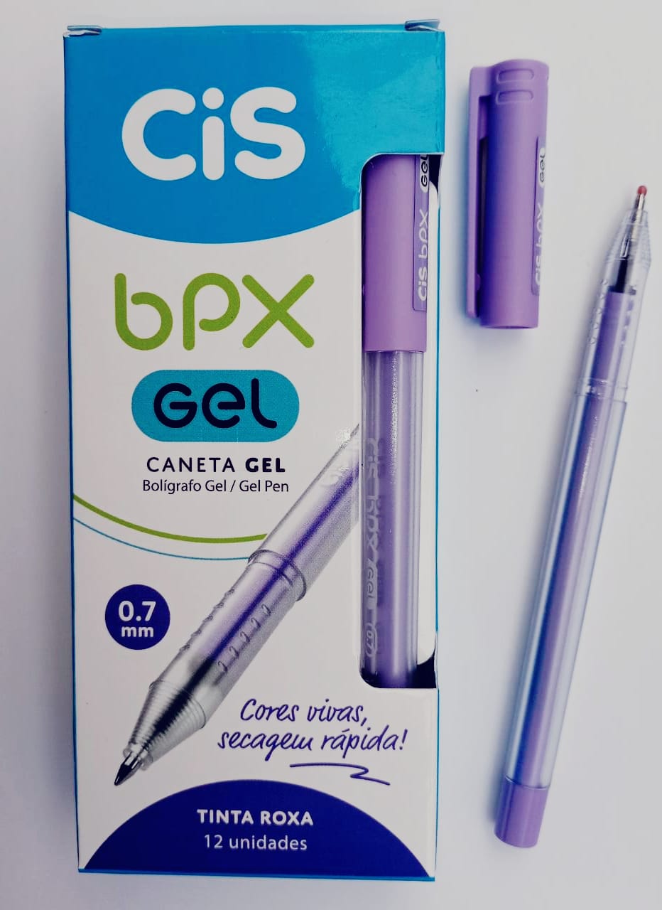 CANETA BPX GEL 0,7 CIS C/12 VL