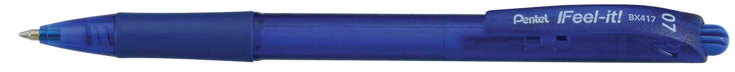 CANETA FELT-IT 0,7 PENTEL C/12 AZUL BX417-C