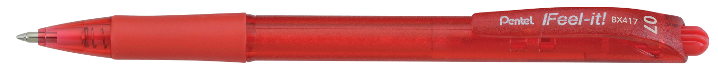 CANETA FELT-IT 0,7 PENTEL C/12 VERMELHO BX417-B