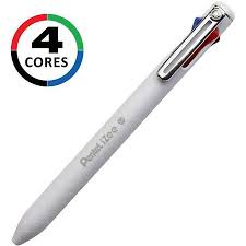 CANETA 4 CORES IZEE 1,0 PENTEL BRANCO BXC470W