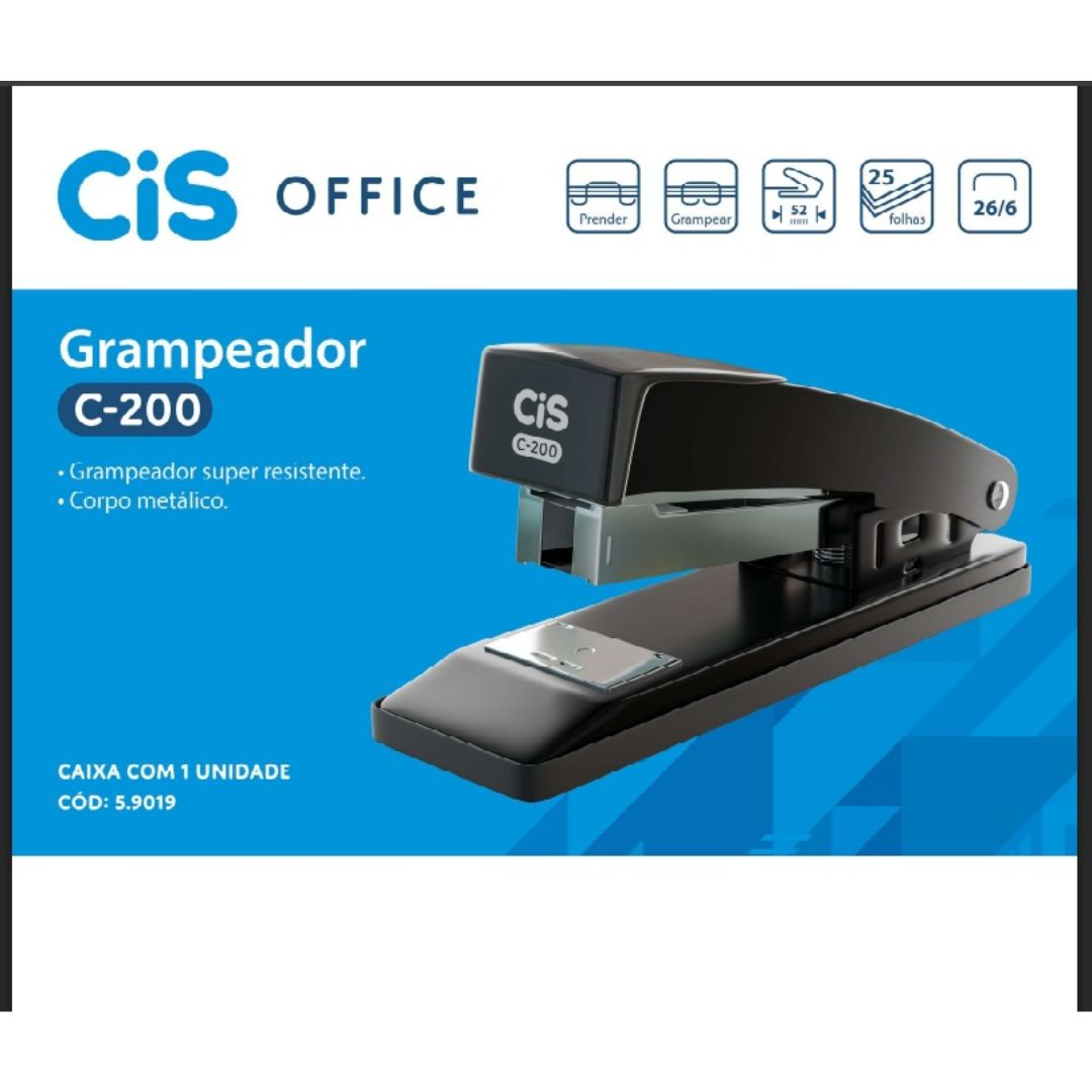 GRAMPEADOR 20FLS PLÁSTICO CIS C200