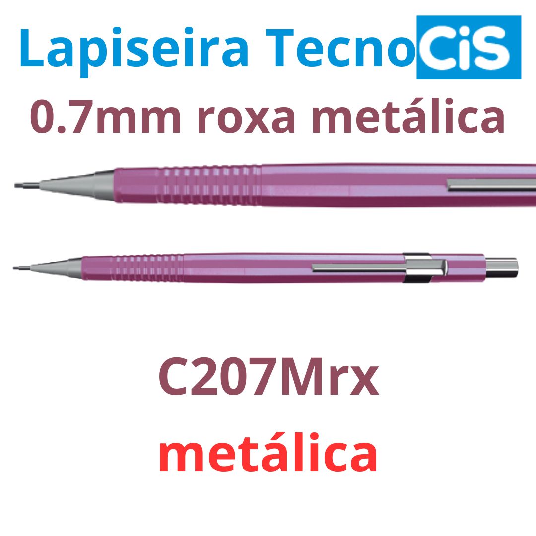 LAPISEIRA 0,7 TECNOCIS ROXO METALICO