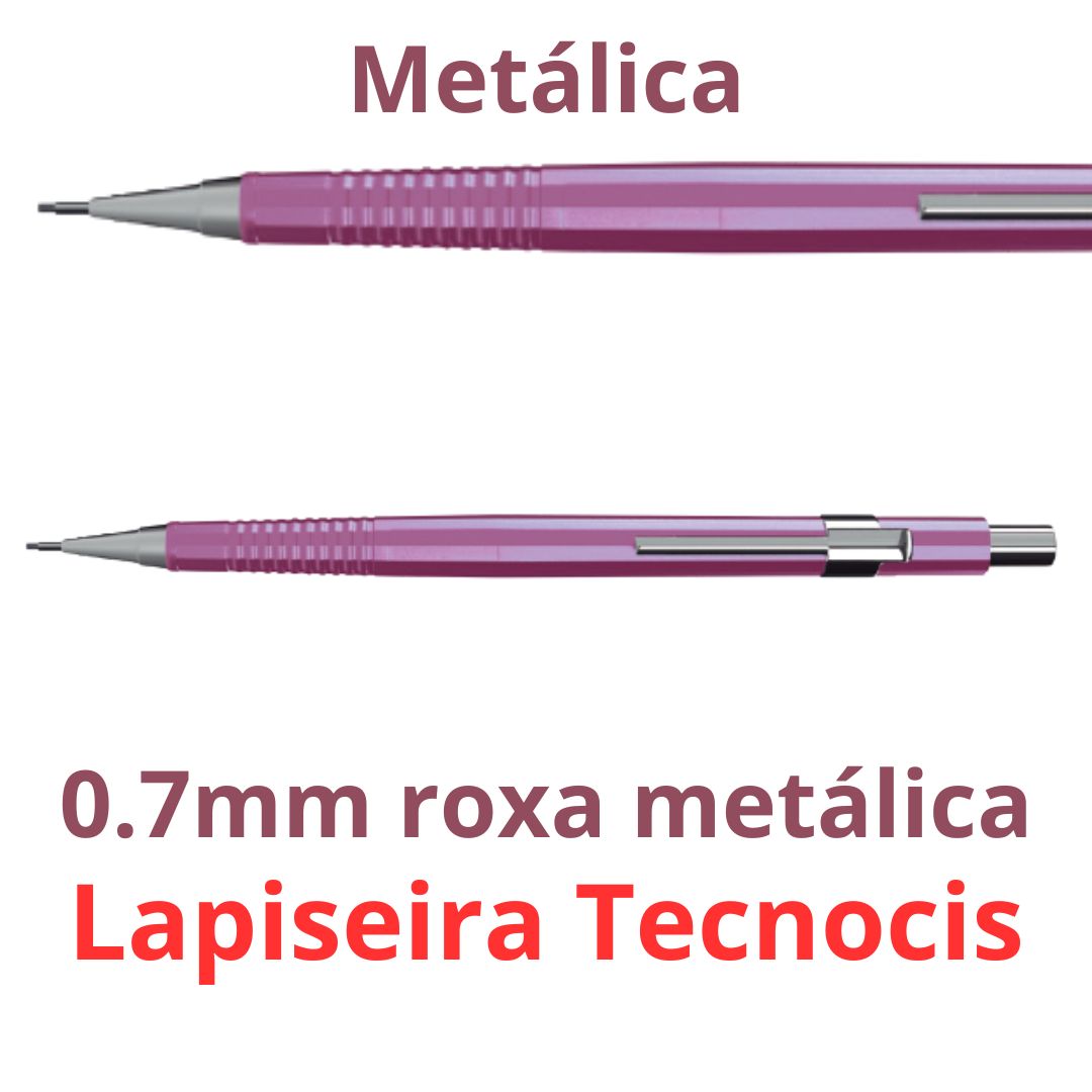 LAPISEIRA 0,7 TECNOCIS ROXO METALICO