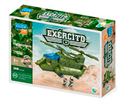 BRINQUEDO HELICÓPTERO EXÉRCITO 308PÇS CLICK IT