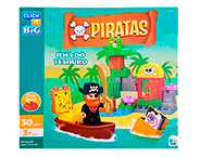 BRINQUEDO BIG PIRATA C/30 PÇS CLICK IT