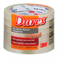 FITA TRANSPARENTE 3M DUREX 12MMX50M C/6