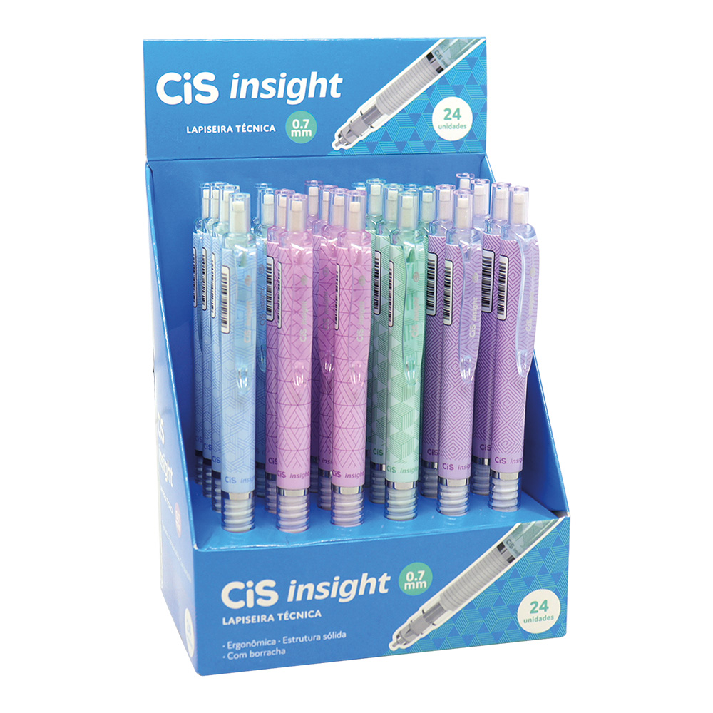 LAPISEIRA 0,7 INSIGHT CIS DISP.C/24 SORTIDO