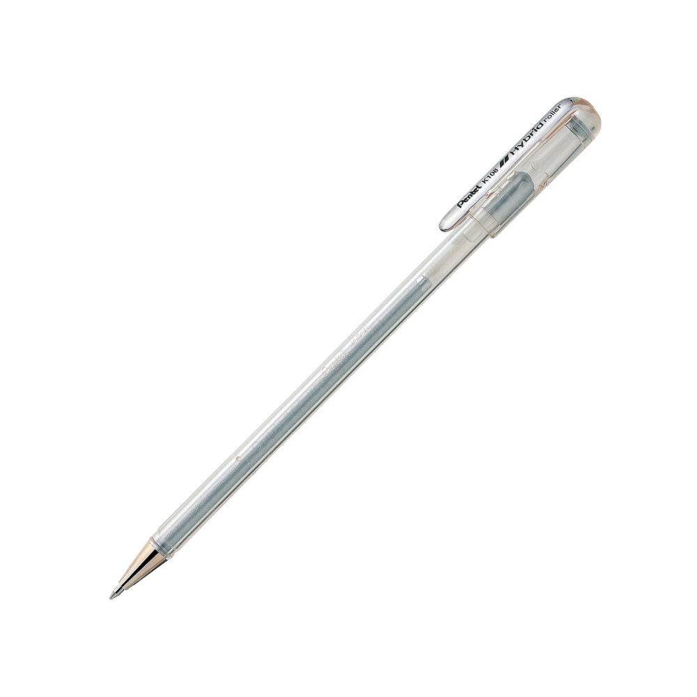 CANETA HYBRID ROLLER PENTEL K108-Z PRATA