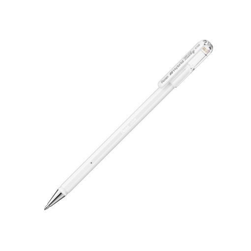 CANETA GEL HYBRID MILK 0,8MM PENTEL K108-PW BRANCA
