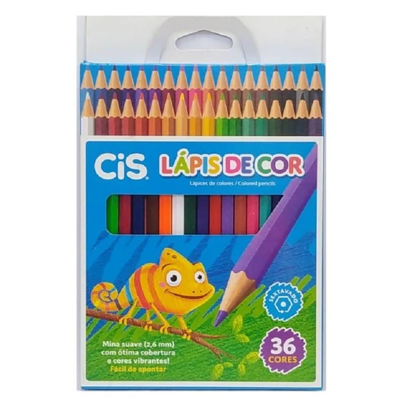 LÁPIS DE COR CIS (PLASTIC) C/36 COLORCIS