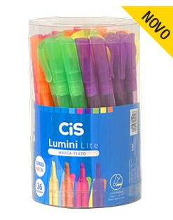 MARCA TEXTO CIS LUMINI LITE C/36 SORTIDO