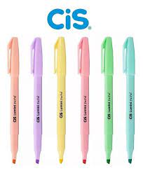 MARCA TEXTO CIS LUMINI FLEX C/12 LILÁS PASTEL