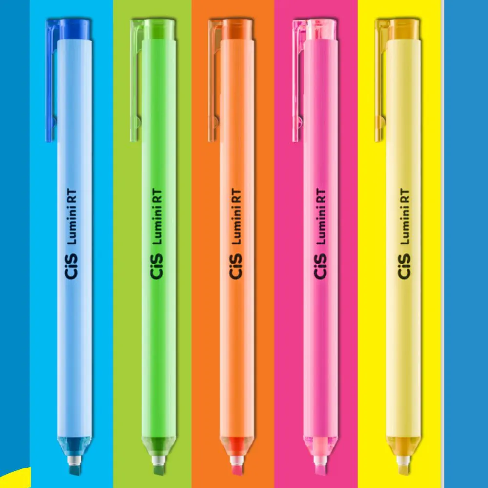 MARCA TEXTO CIS LUMINI RT RETRÁTIL EST.C/5