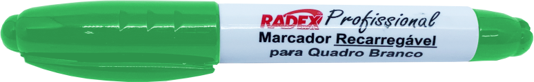 MARCADOR QUADRO BRANCO RECARREGÁVEL RADEX C/12 VD