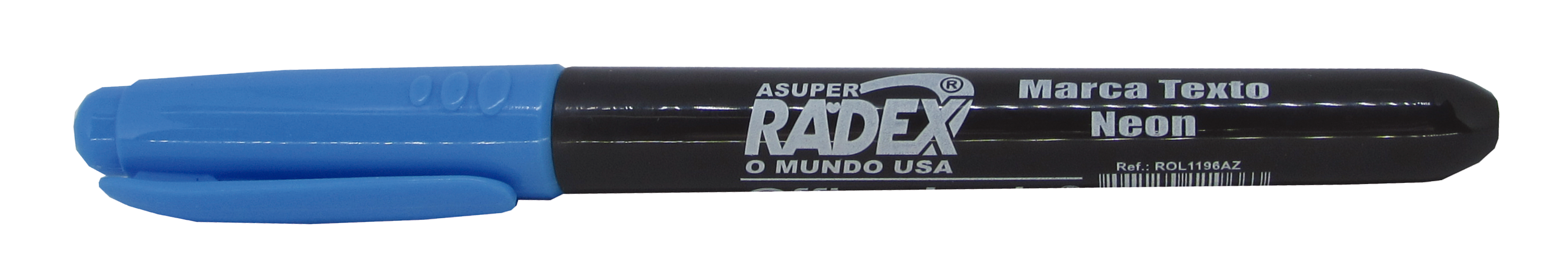 MARCA TEXTO RADEX C/12 AZ NEON