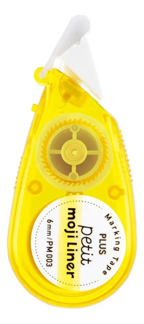 MARCA TEXTO EM FITA PENTEL AMARELO PASTEL