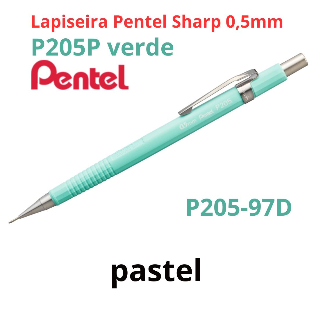 LAPISEIRA 0,5 SHARP PENTEL VD PASTEL P205-97D
