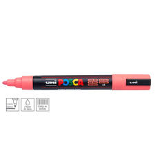 MARCADOR MULTIUSO POSCA UNI ROSA CORAL PASTEL