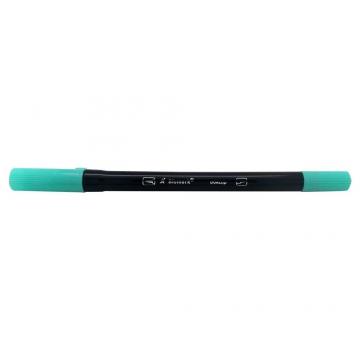 CANETA BISMARK DUALTIP BRUSH 281 VERDE AGUA