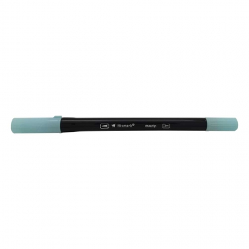 CANETA BISMARK DUALTIP BRUSH 370 AZUL PASTEL