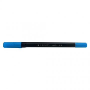 CANETA BISMARK DUALTIP BRUSH 451 AZUL CLARO