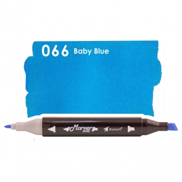 MARCADOR PERM. BISMARK 066 AZUL CLARO