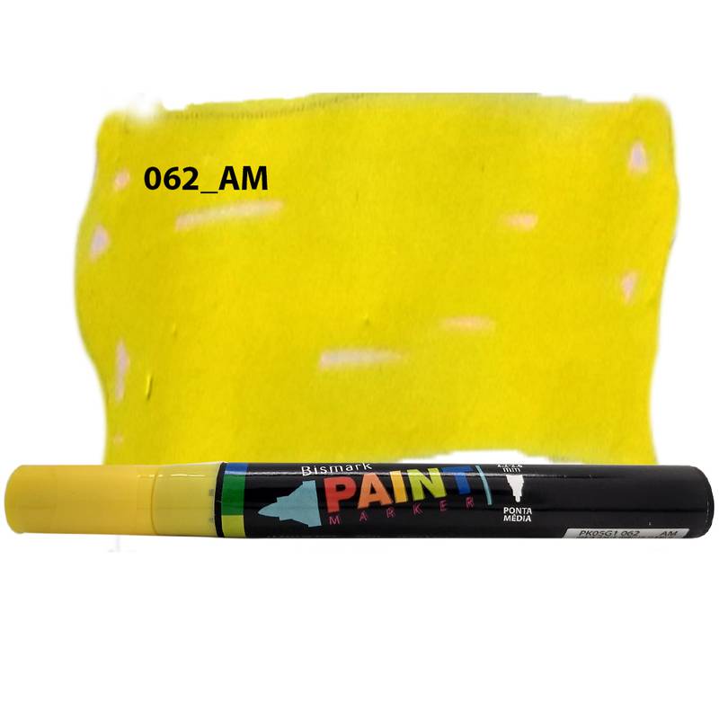 MARCADOR MULTIUSO PAINT BISMARK 062 AMARELO