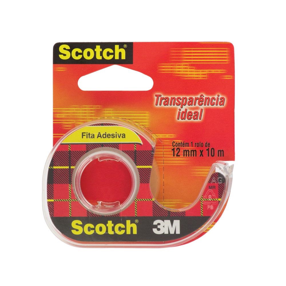 FITA TRANSPARENTE 3M SCOTCH 12X10+HAND DISPENSER