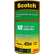 FITA DE EMPACOTAMENTO MR 3M SCOTCH 45X45 C/4