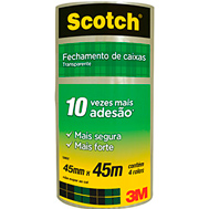 FITA DE EMPACOTAMENTO TP 3M SCOTCH 45X45 C/4