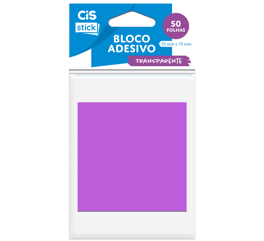 BLOCO ADESIVO 75X75 C/50 STICKY NOTES ROXO/VIOLETA